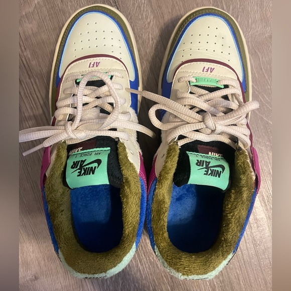 Custom Multicolored Air Force 1s - Picture 6 of 7